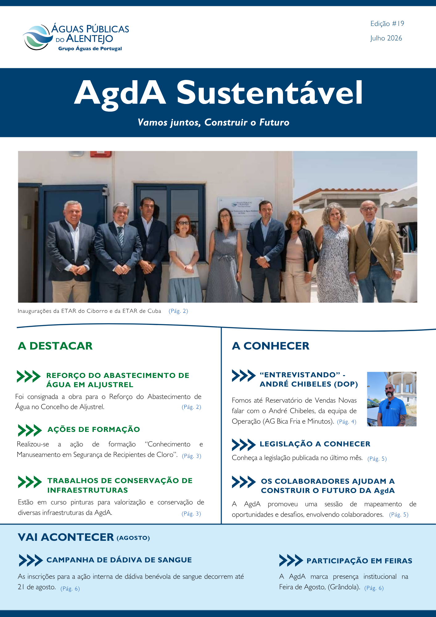 19 Julho 2026 Newsletter
